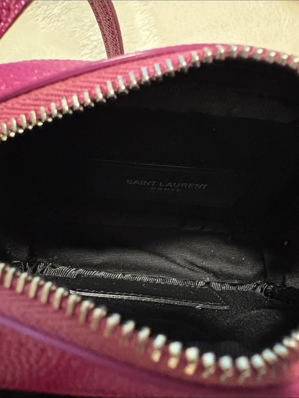 Yves Saint Laurent Fuchsia Mini Crossbody Bag - Picture 7 of 7